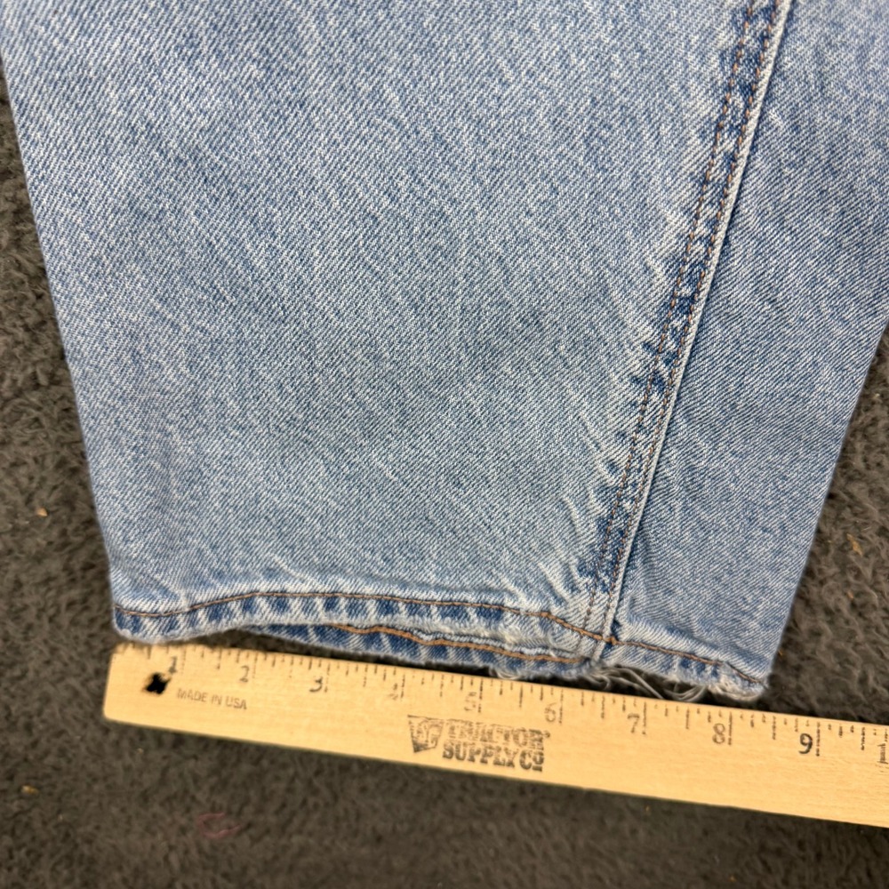 American Eagle Stovepipe Jeans Womens 000 Regular Light Wash Strigid Denim - Picture 6 of 8